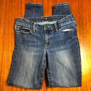Gap distressed skinny legging jeans